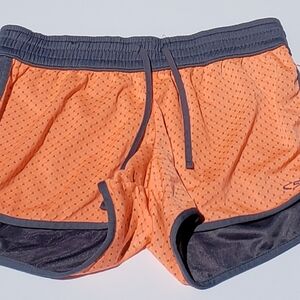 Orange and Gray Athletic Men's Shorts
